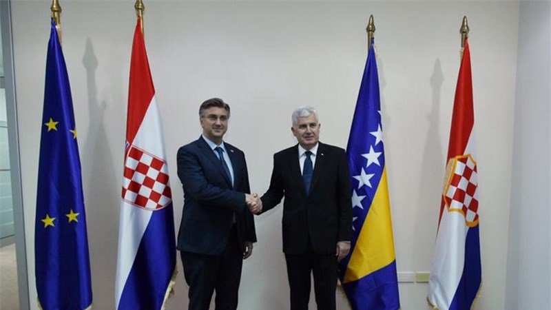 Hrvatska kontinuirano podržava europski put BiH te ravnopravnost i adekvatnu zastupljenost Hrvata u toj zemlji   